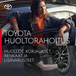 Toyota Huoltorahoituksella hallitset mukavasti huollon, korjauksien ja lisävarusteiden kus...